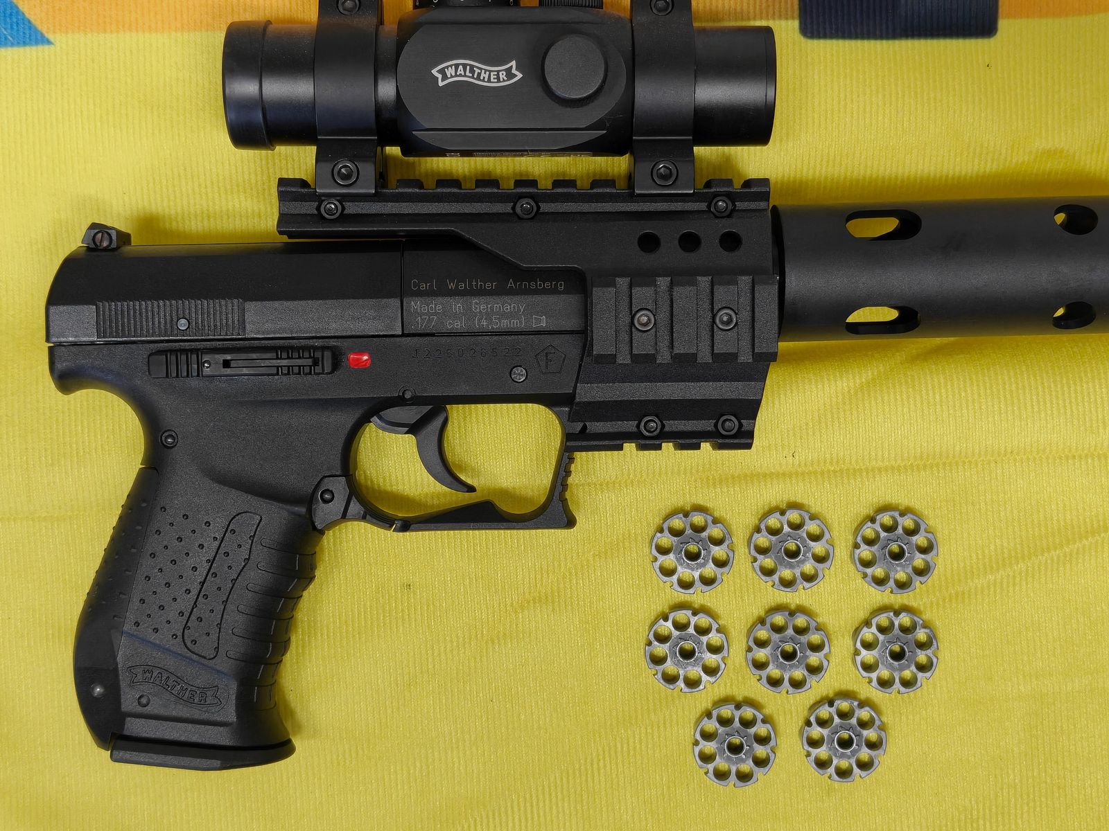 Walther CO2 pistola NightHawk 4,5 mm, immagine 1 di 5