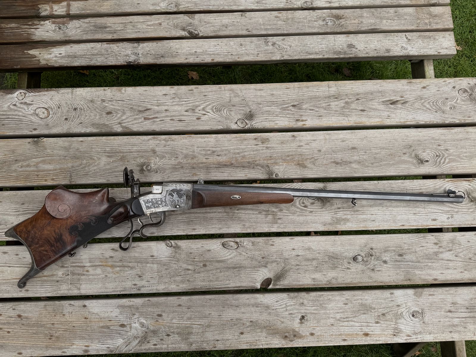 Feuerstutzen System Aydt 8,15x46R in hervorragendem Originalzustand