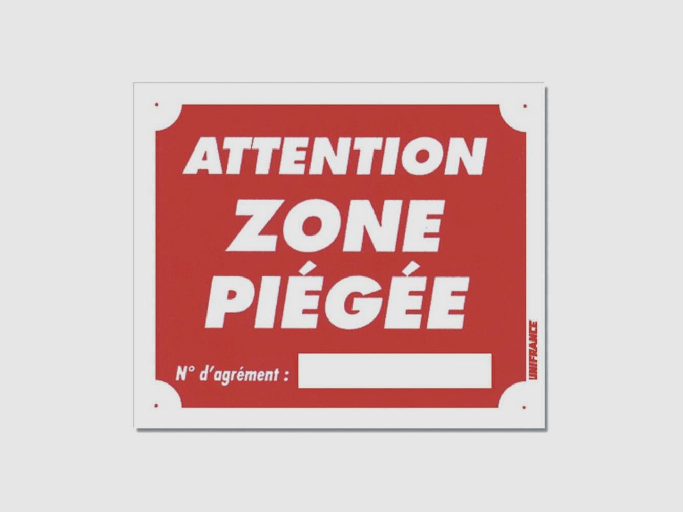 Panneau Attention Pièges Danger - Akilux 30x25 cm - Signalisation Claire - Sécurité Renforcée, image 3 sur 5