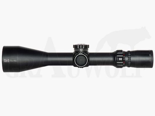 March Tactical 2,5-25x52 Zielfernrohr 30 mm Absehen MTR-2 beleuchtet