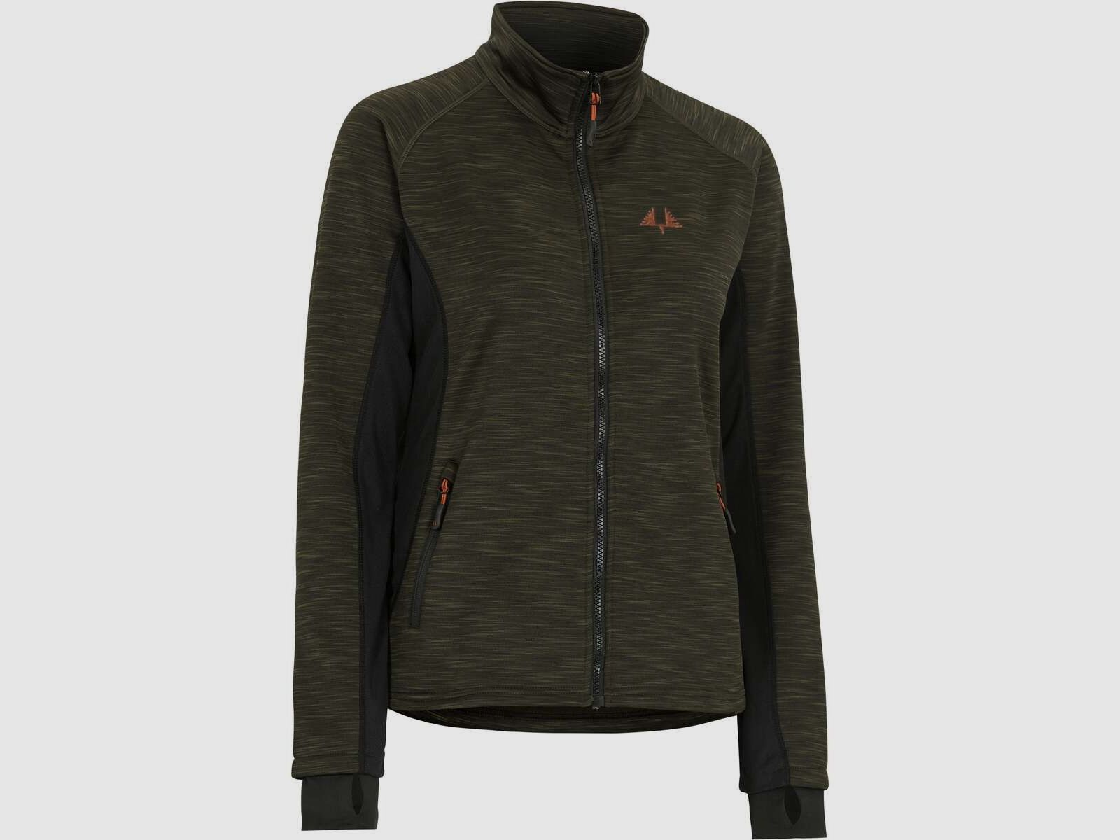 Swedteam Ultra Damen Pullover mit durchgehendem Reißverschluss Jagd Grün 40
