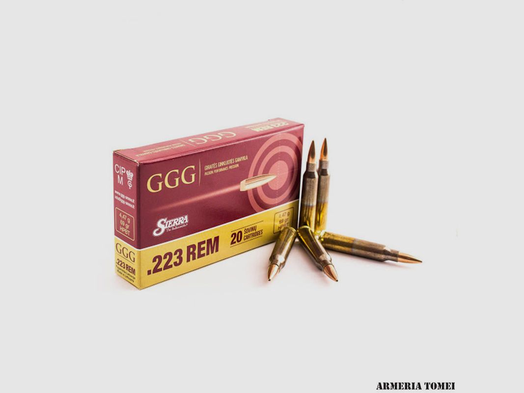 SIERRA – GGG .223 REM 4.47g / 69gr HPBT