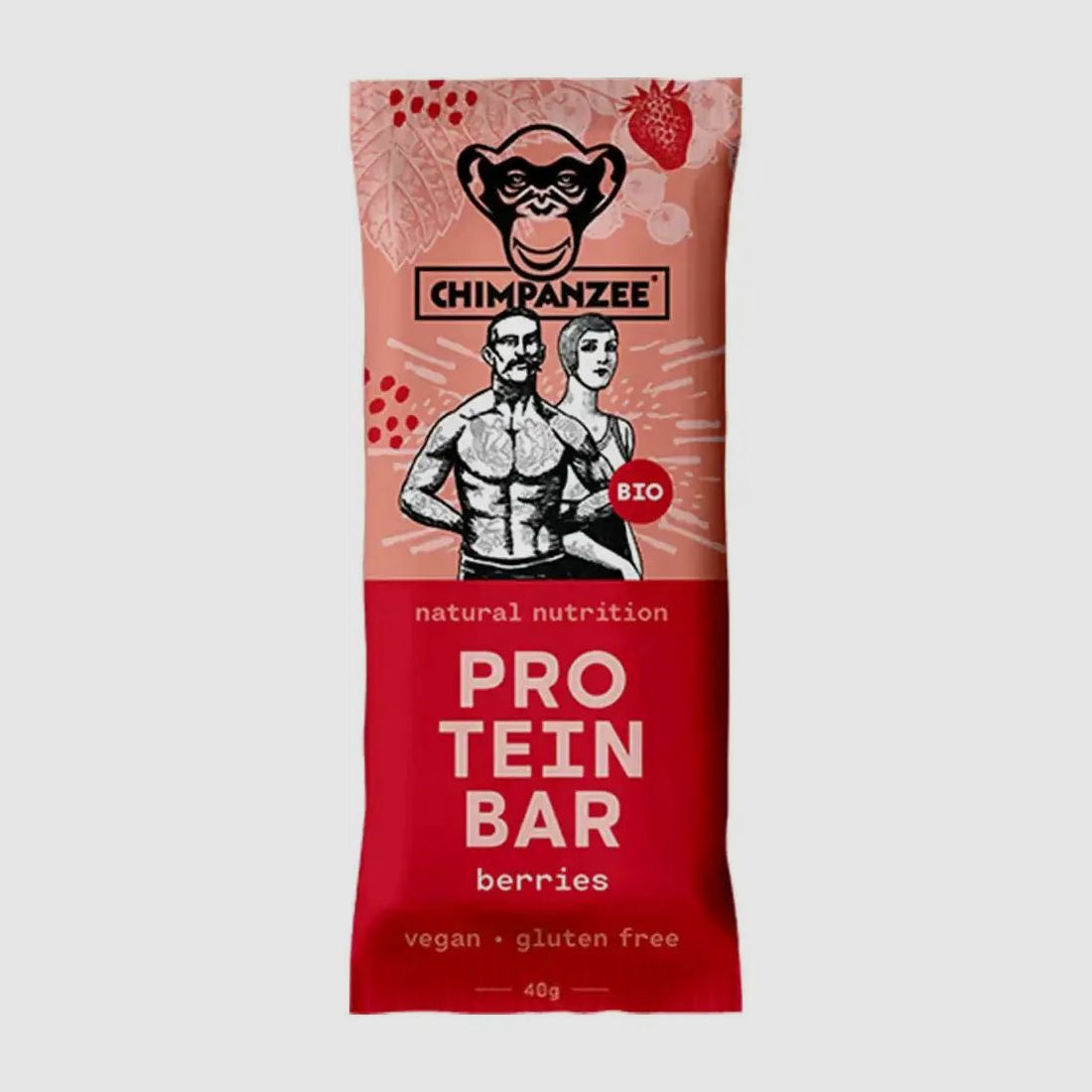 Chimpanzee Chimpanzee Riegel Bio Protein Bar Johannisbeere