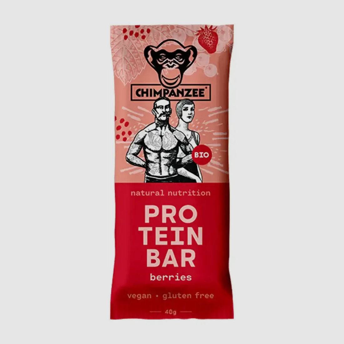 Chimpanzee Chimpanzee Riegel Bio Protein Bar Johannisbeere