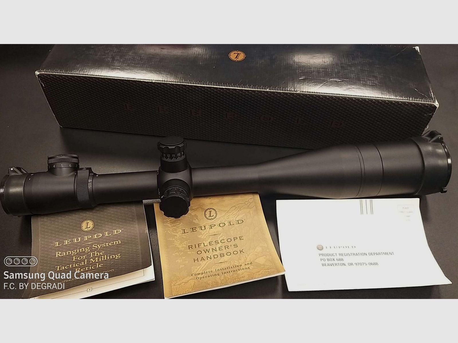Leupold Mark 4 6,5 – 20 x 50 mm LR/T M1 avec Réticule Illuminé, image 2 sur 4