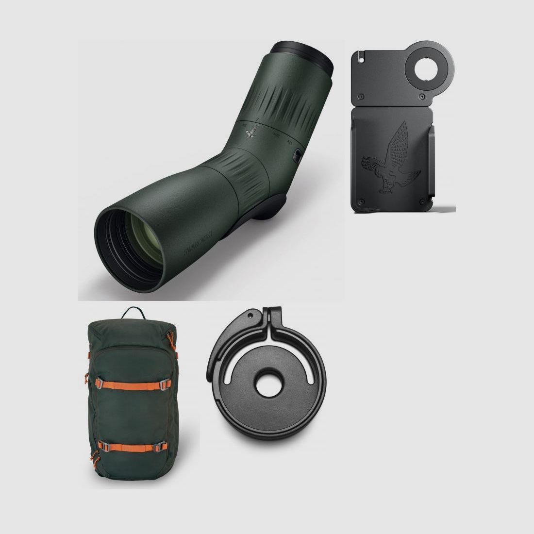 SWAROVSKI OPTIK Swarovski ATC 17-40x56 Grün Expertenpaket für die Vogelbeobachtung