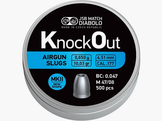 JSB Knock Out Slug MKII .177 / 4.51mm