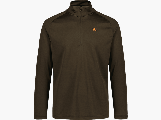 Alaska 1795 CoolDry Half-Zip Shirt Herren Brown L