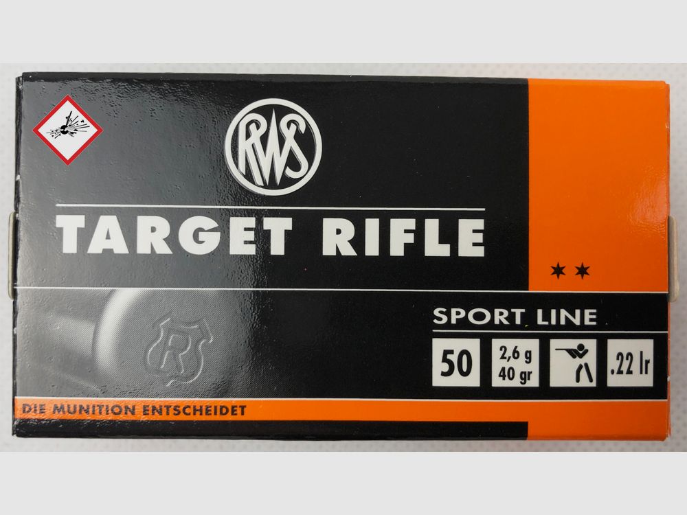 RWS Randfeuerpatrone Target Rifle .22lr