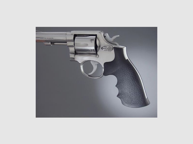 HOGUE guancette per S&W K/L, SB in gomma morbida/scanalature per le dita