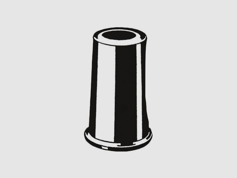 Tampone in gomma per bastoni da tiro/appostamento 12 mm