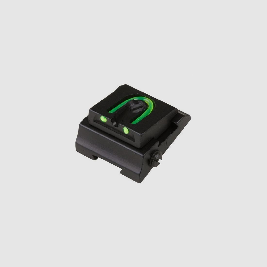 WILLIAMS GUN SIGHT RIFLE ADJUSTABLE FIBER OPTIC 1/4″ WGOS REAR SIGHT GREEN