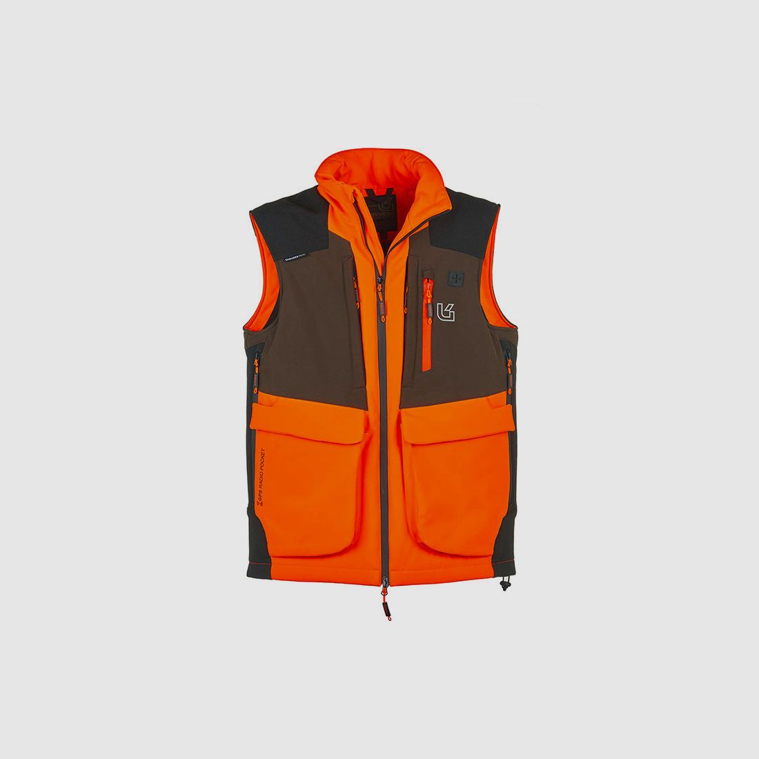 Gilet – Univers – Chasse Cortina U-TEX Vert/Orange, image 1 sur 4