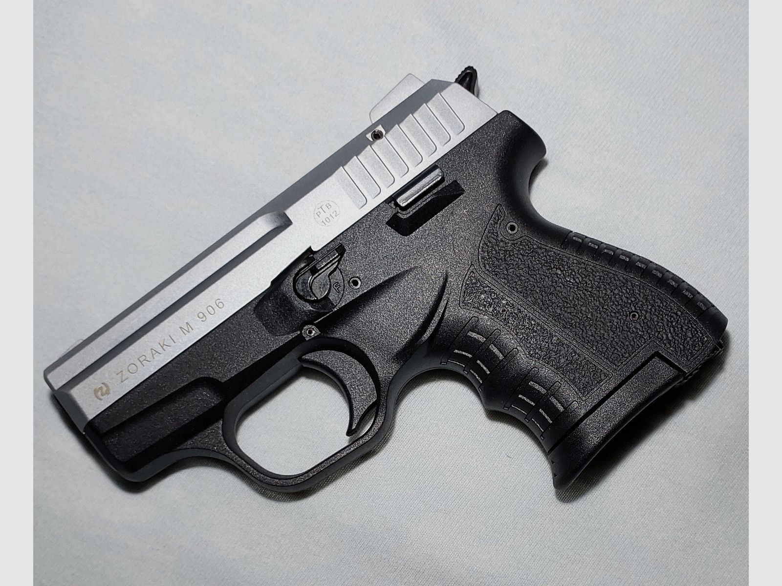 Zoraki M 906 Titan pistola de fogueo 9 mm P.A.K. PTB 1012 – con maletín, imagen 5 de 8
