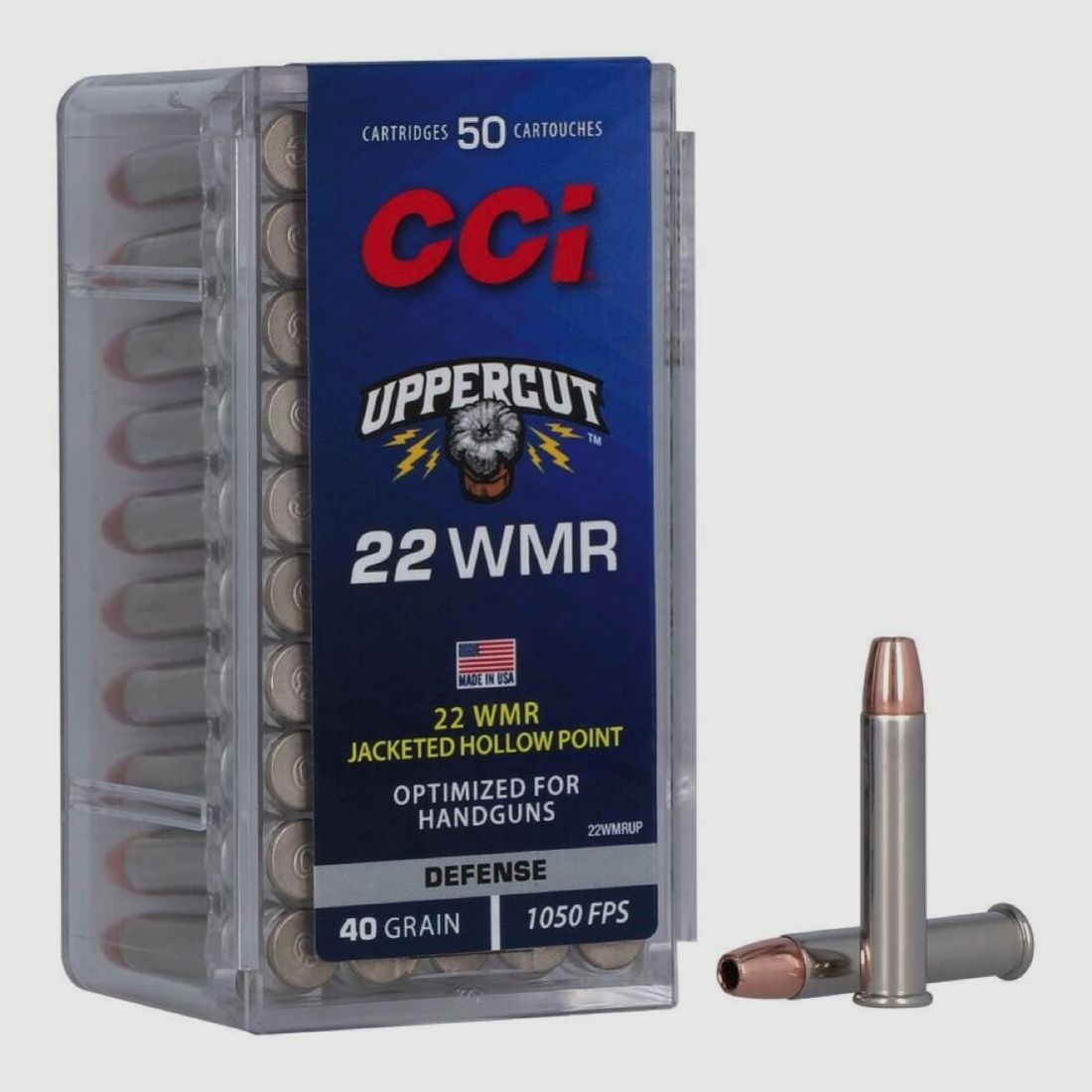 CCI Uppercut JHP 40grs 50St .22wmr