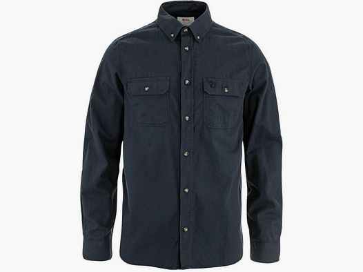 Fjällräven Övik Lite Flannel Shirt Dark Navy