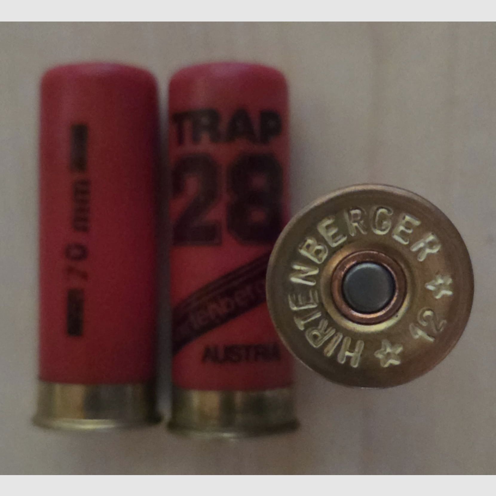 Hirtenberger TRAP Munition  2,4mm 28gr.  Blei