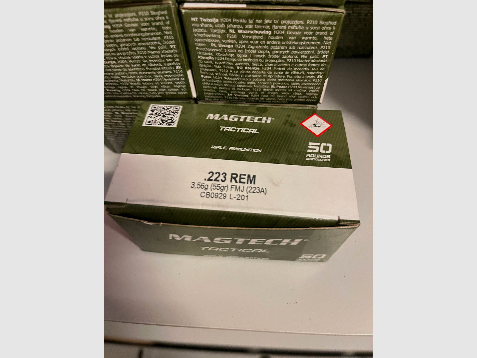 Munition Magtech .223 Remington .223 Rem. 55 gr FMJ