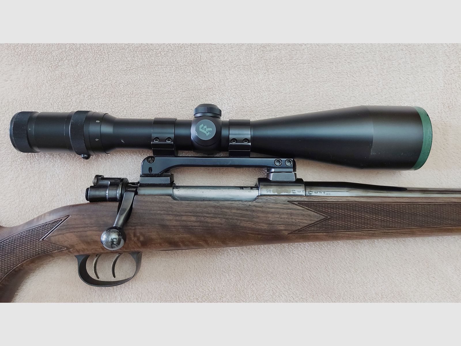 Mauser rifle hunting k98 Zastava M70 M98 98k young hunter complete set tracking dog handler .30-06 muzzle thread M15 thread for suppressor with reproof