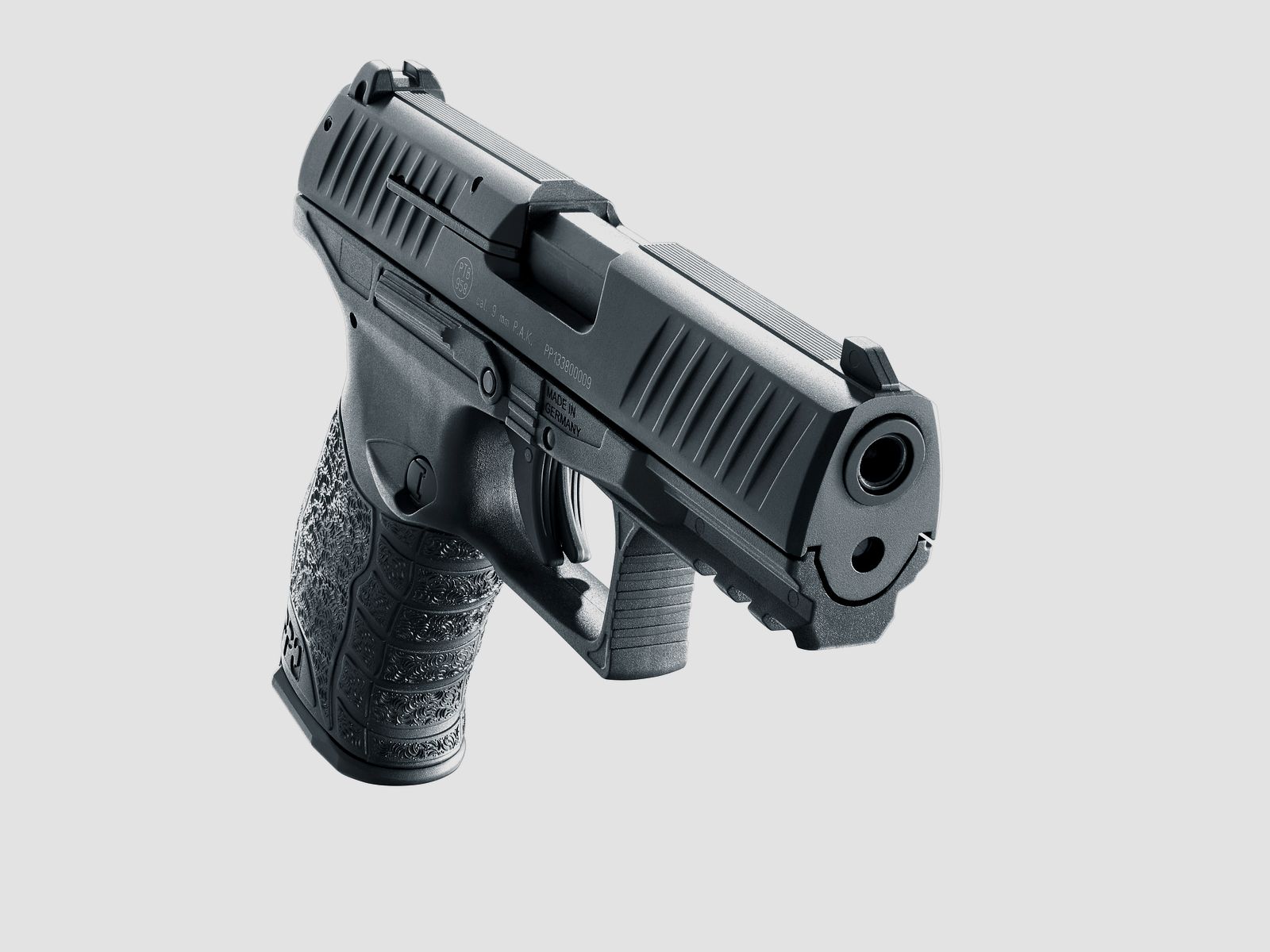 Umarex 310.02.00 Walther PPQ M2 9mm P.A.K. Schwarz Pyro