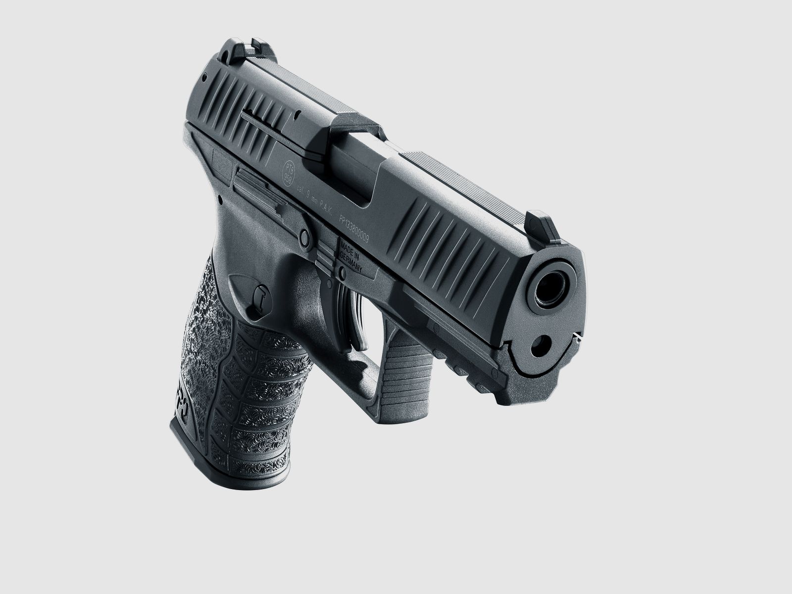 Umarex 310.02.00 Walther PPQ M2 9mm P.A.K. Schwarz Pyro