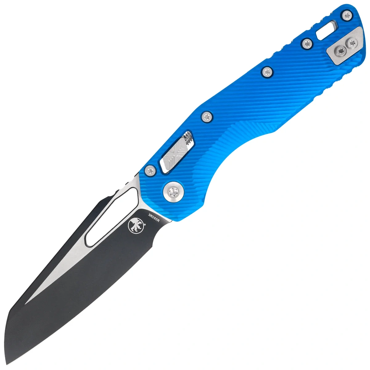 Nóż składany Microtech MSI S/E Fluted Blue Aluminium, Black M390MK by Tony Marfione (210-1FLBL)