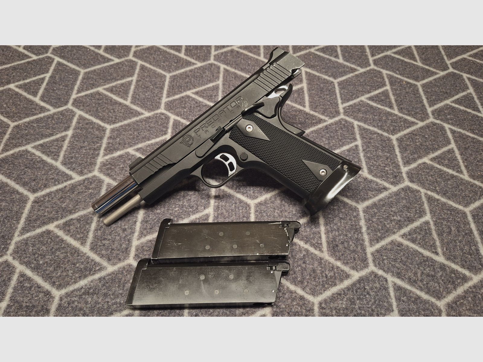 King Arms Predator Tactical Iron Shrike GBB Airsoft Pistol