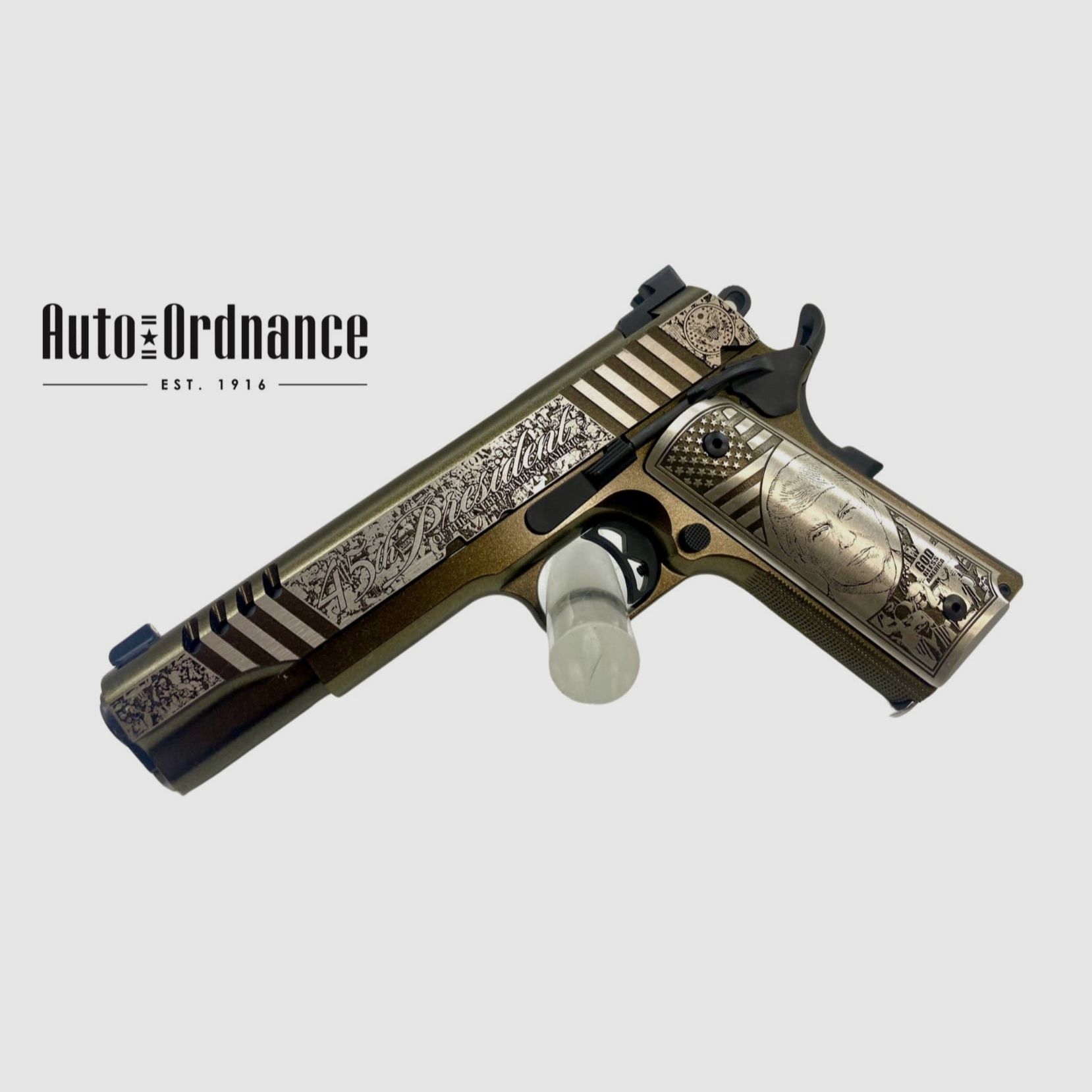 Auto-Ordnance 1911A1 Trump « Cri de ralliement » 5″ .45 ACP