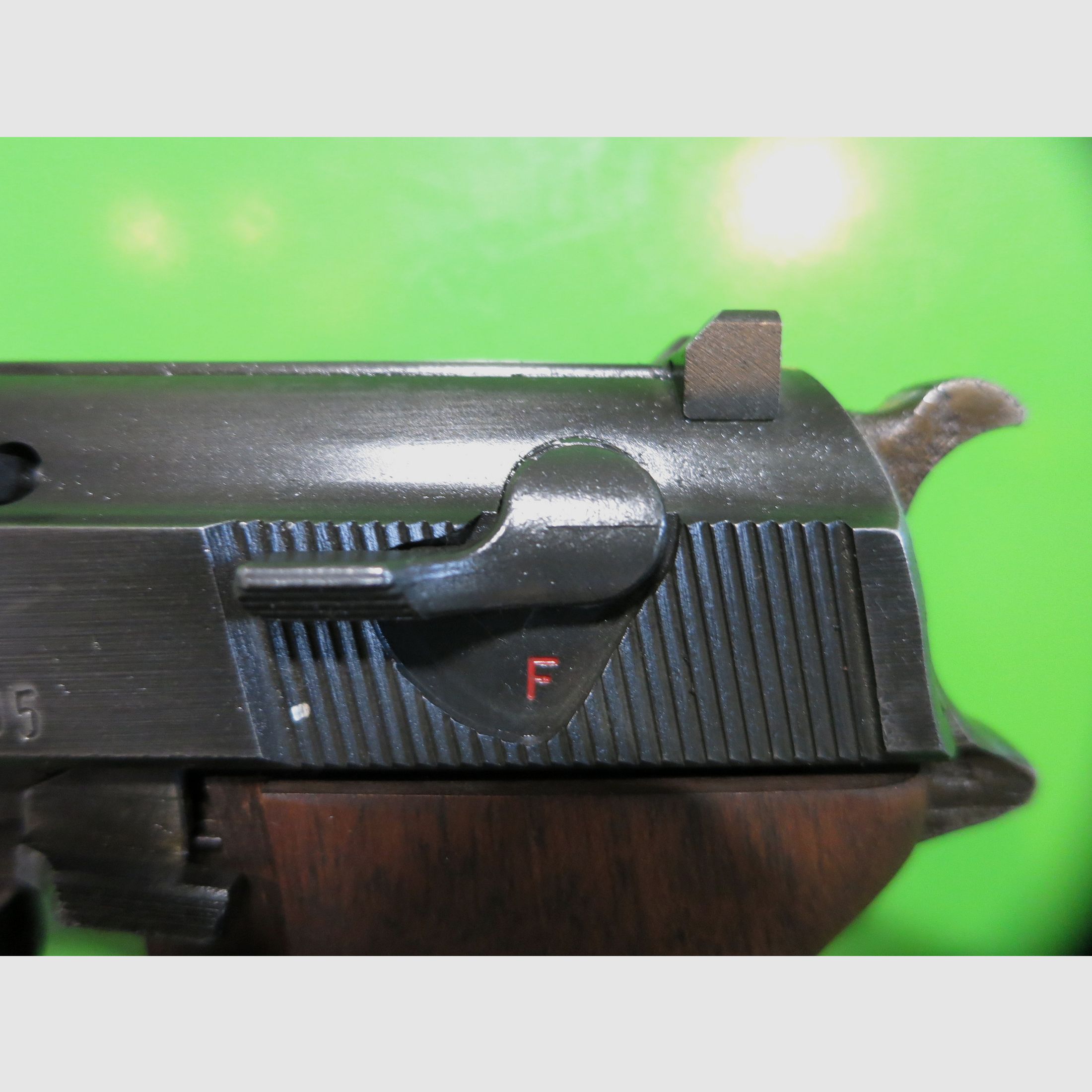 Walther P38 (P.38), WaA 359, 9 mm Luger, Walther/Zella-Mehlis, Schlitten P1      #56