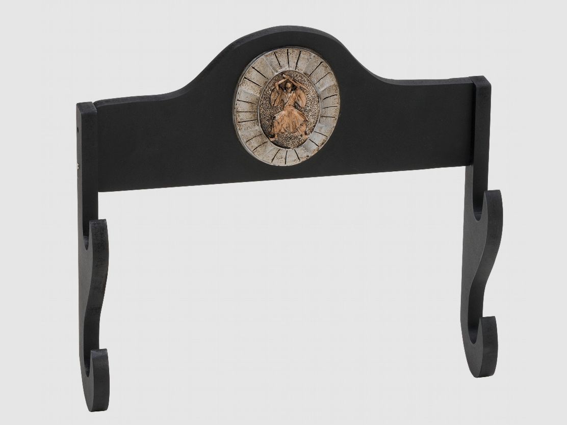 Soporte de pared para dos espadas samuráis