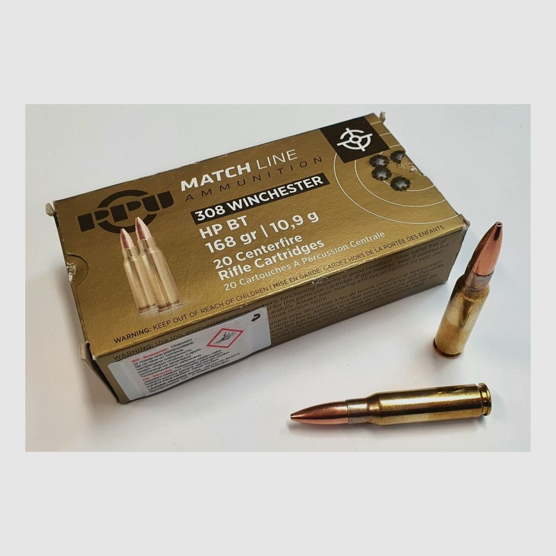 PPU HP BT 168gr (10,9g) 20 Schuss