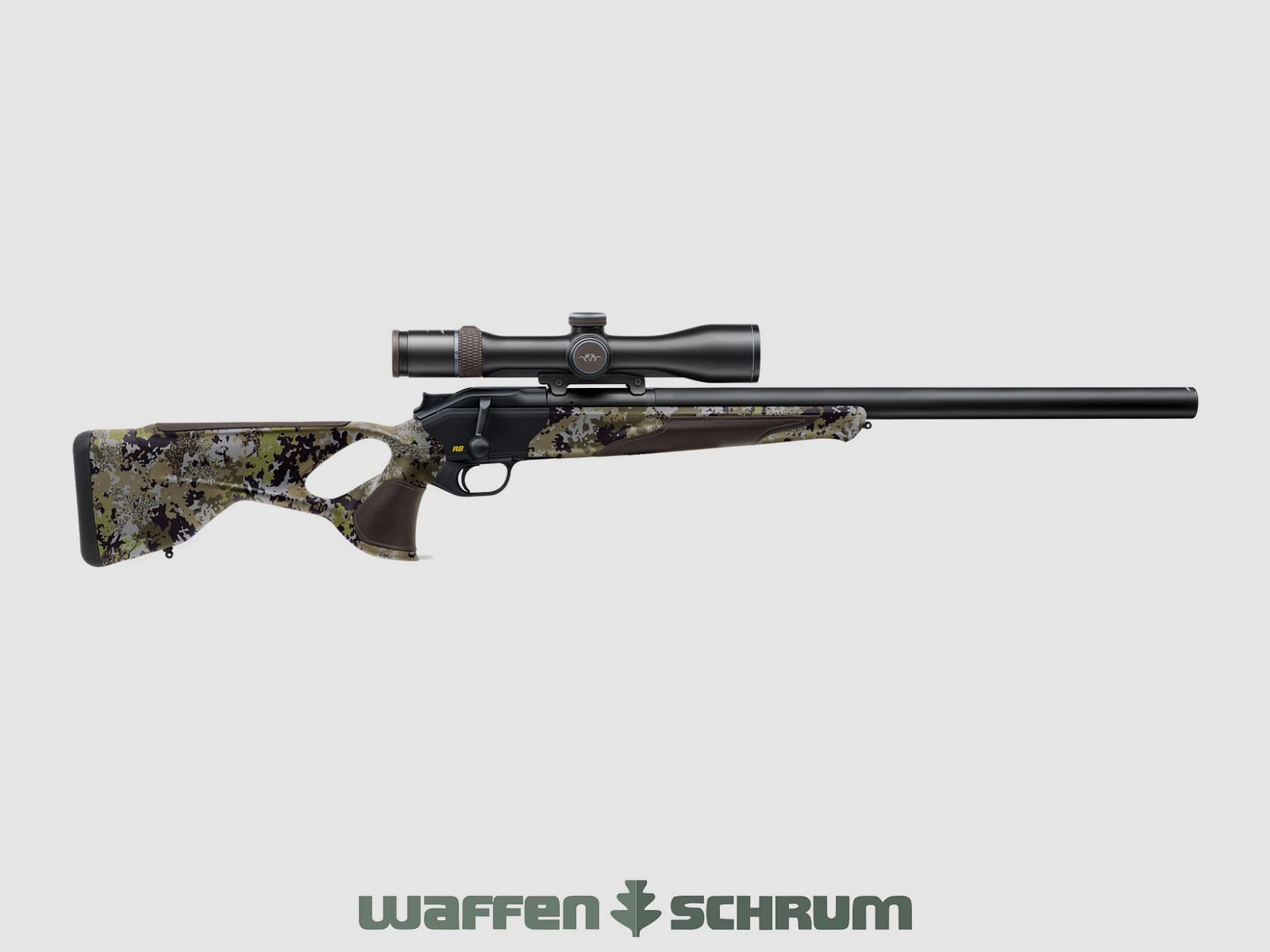 Blaser R8 Ultimate HunTec CAMO Silence Leather Complete Set incl. Optics