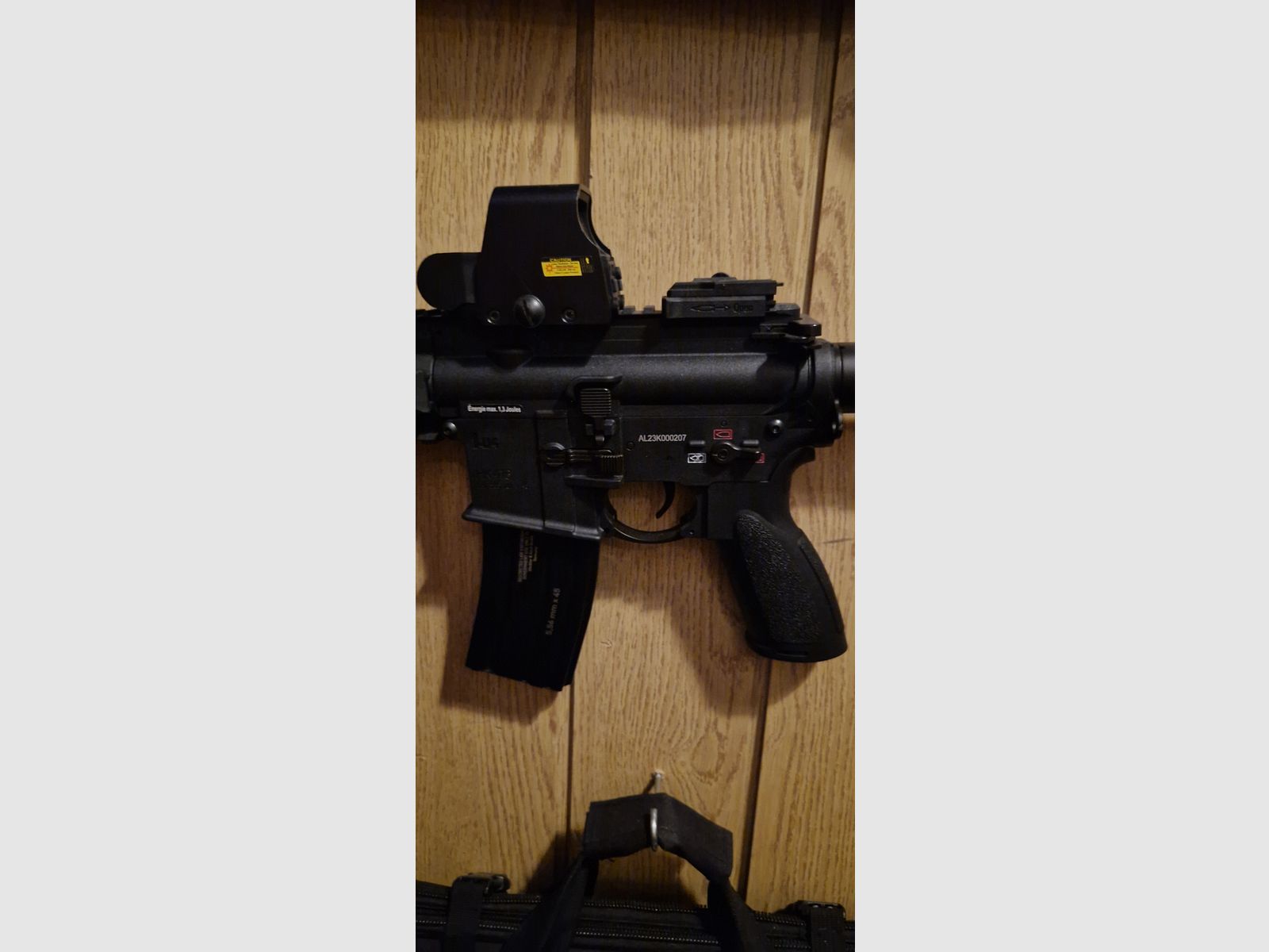 HK416A5 Sportsline + silenziatore + mirino a punto in super stato 6mm AEG