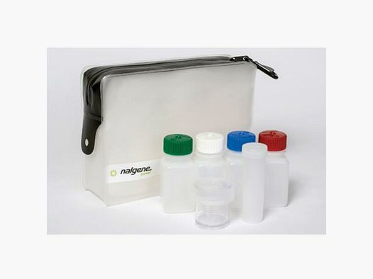 Neceser de viaje con botes rellenables reutilizables Nalgene