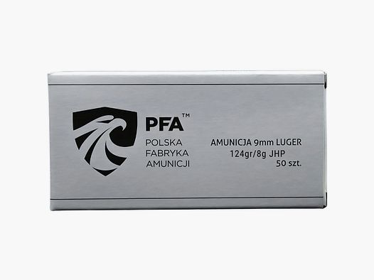 9x19 PFA HP 124gr/8g