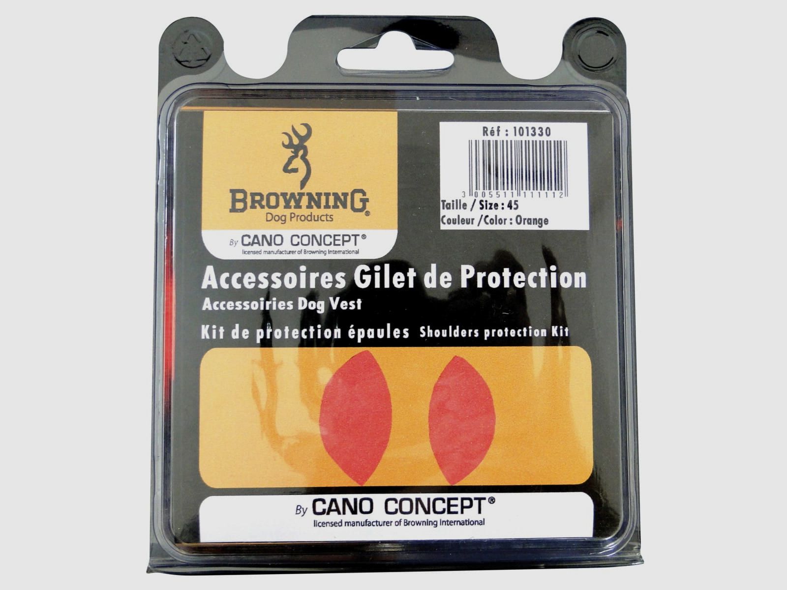 Protección de hombros - para chalecos de protección para perros Browning