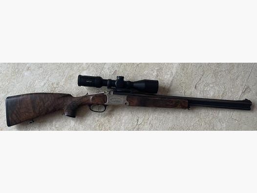 Blaser / Sauer Mod. BS 97 Luxus, Kal. .30 R Blaser ; 6,5x57 R, Leica Fortis 6 2-12x50