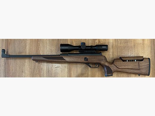 HK SL7 .308 Win z regulowanym podparciem i Minox ZX5 2-10x50