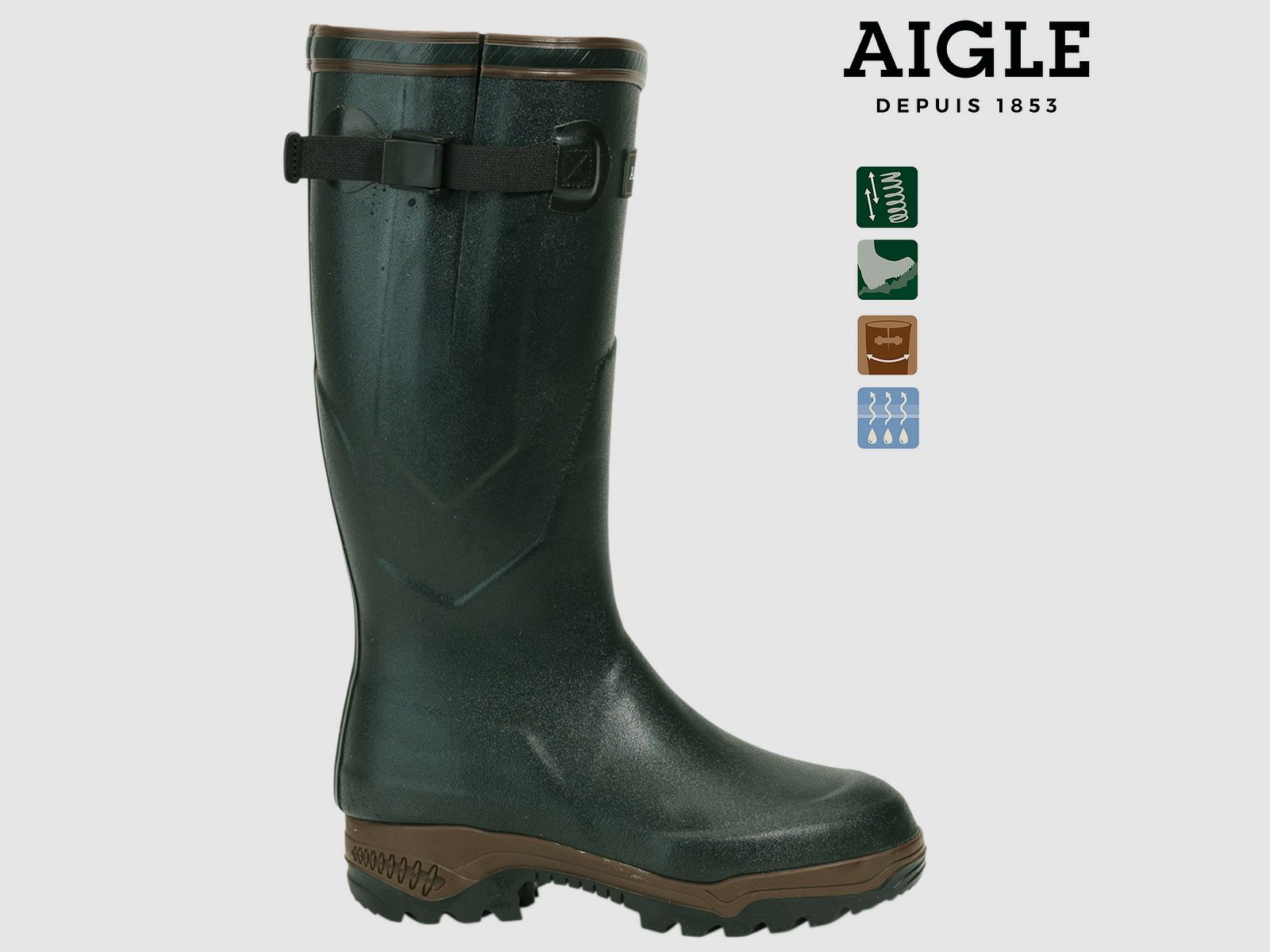 AIGLE PARCOURS 2 Vario kaki