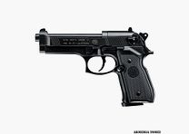 PISTOLA CO2 – UMAREX – BERETTA 92 FS 4,5 mm (.177) Pellet, CO₂, < 4,0 J