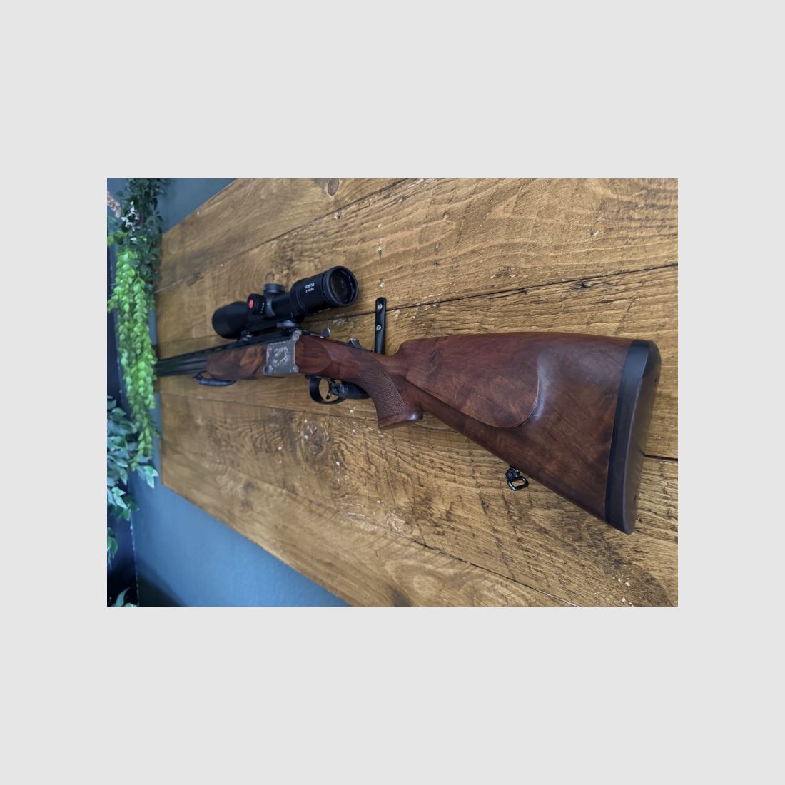 Krieghoff Ultra Bockbüchsflinte BBF 5,6x50R Mag. 20/76 inkl. Leica Fortis 2-12x50