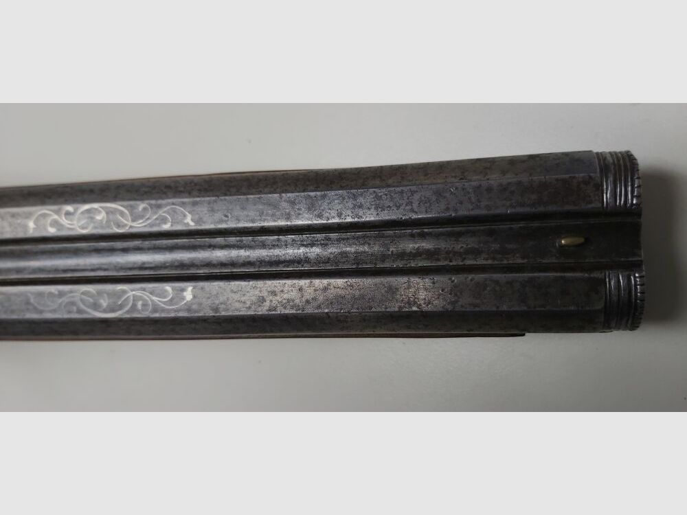 F.C. Nabholt in Regensburg double-barreled percussion pistol