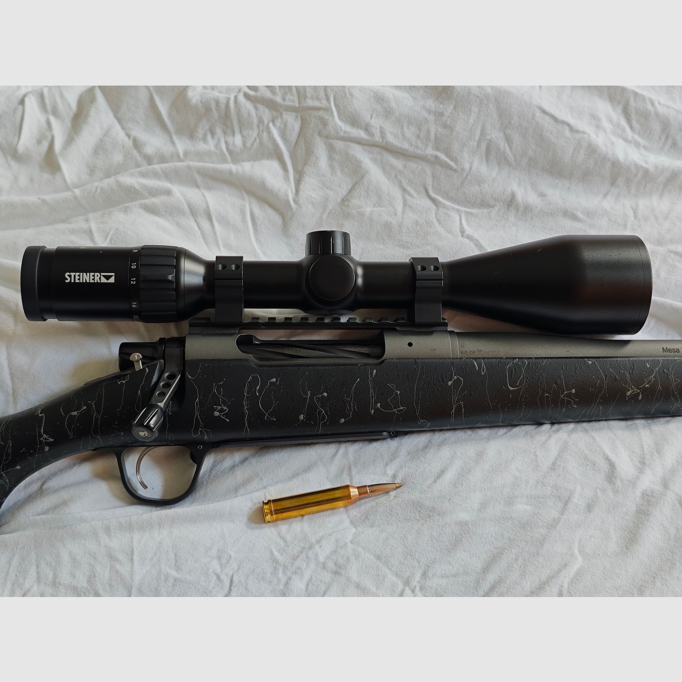 Christensen Arms Mesa + Steiner Ranger 4 6-24x56 - como NUEVO
