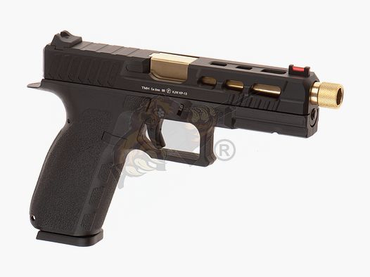 KJ Works KP-13 TBC Custom Metall Slide GBB Black -F-