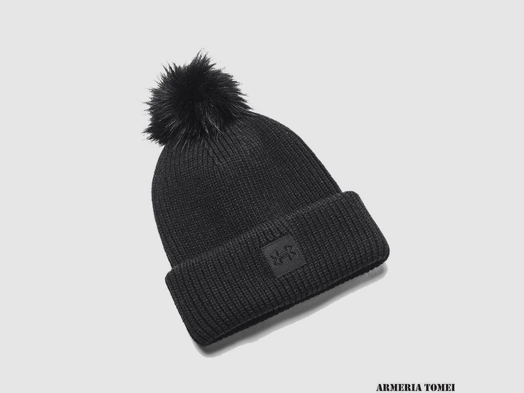 KAPPEL – UNDER ARMOUR - COLDGEAR® INFRARED HALFTIME RIBBED POM Schwarz – 001, Bild 1 von 2