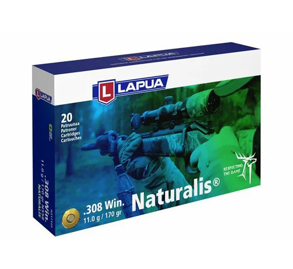 Amunicja LAPUA kal. 308Win Naturalis 11.0g/170gr