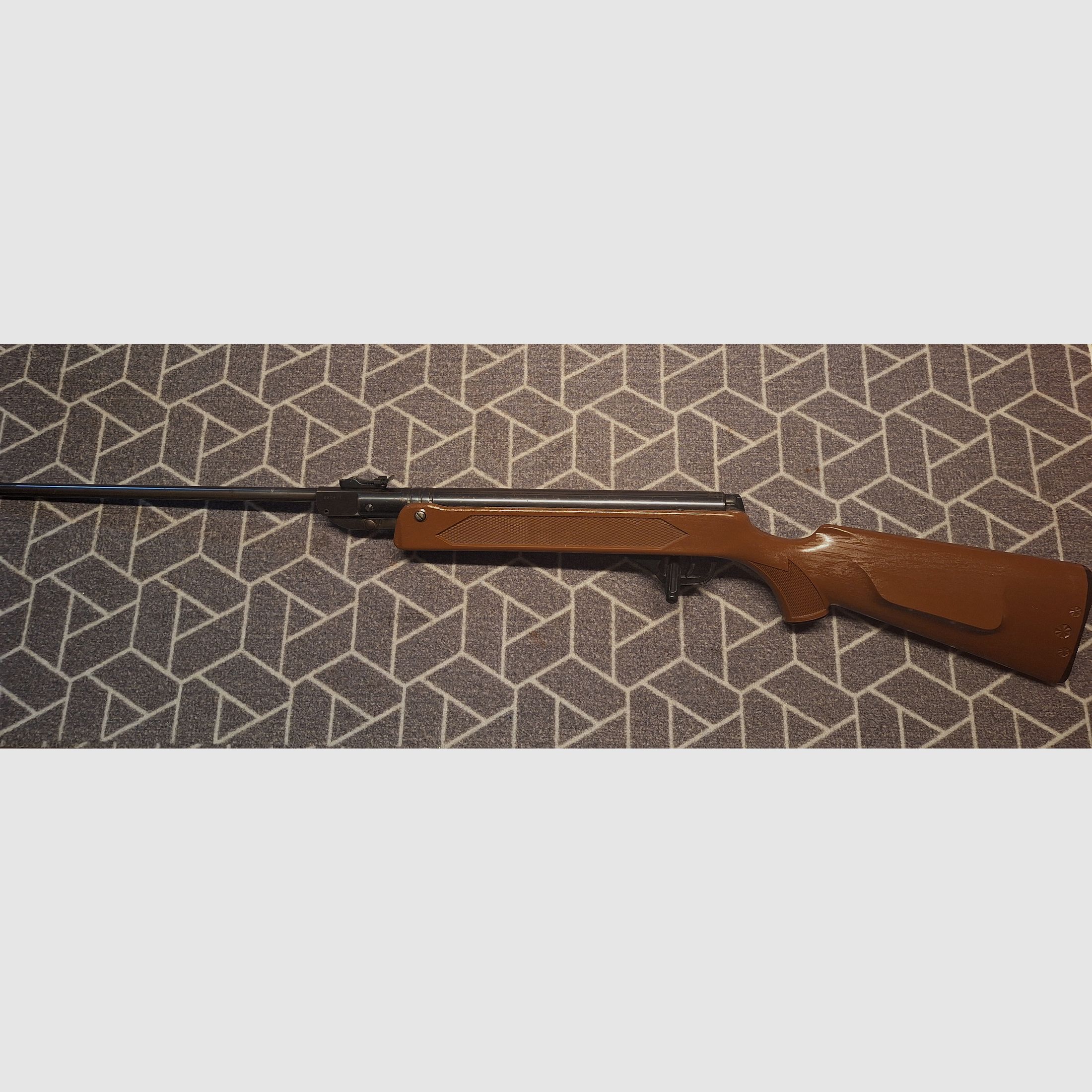 Haenel 304 Scornater stock reddish brown grained! TOP CONDITION!