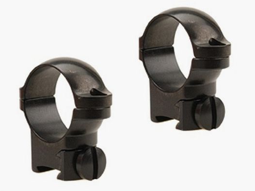 Leupold Rimfire Anelli 25,4mm medi con finitura lucida nera