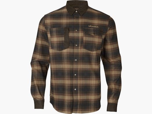 Härkila Aivak Shirt Burgundy Flannel Shirts for Men