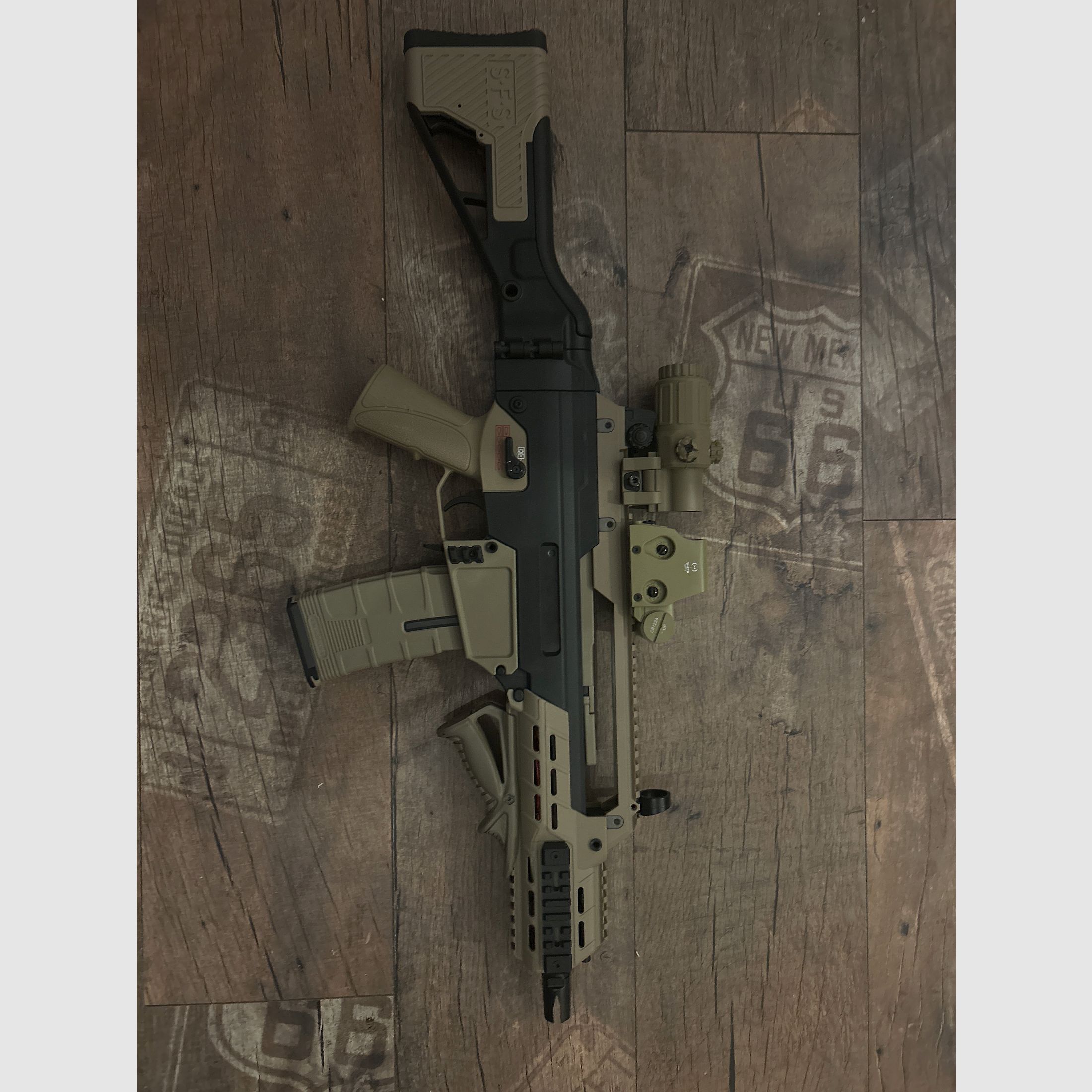 ICS G33 AAR SFS Compact Assault Rifle S-AEG 6mm BB Bicolor